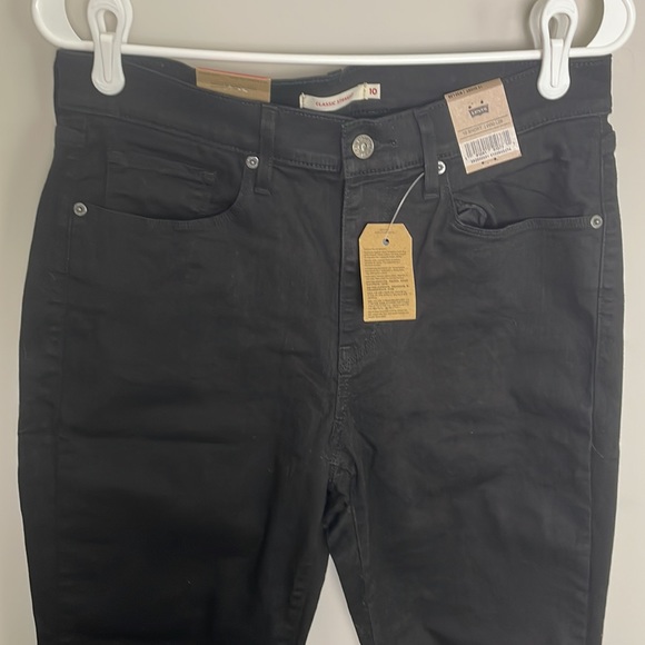 Levi’s Classic Straight Black Jeans- size 10 (short) - Picture 2 of 14